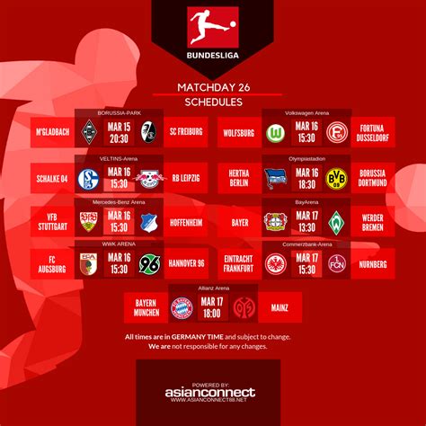bundesliga soccer schedule